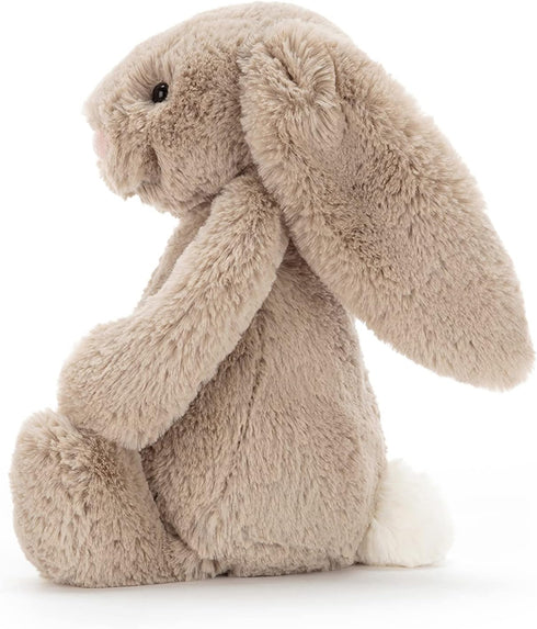 Jellycat Bashful Beige Bunny Stuffed Animal, Medium 12 inches - Classic Children's Gift