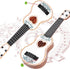 Raimy 17in Ukulele Guitar - 4 String Mini Educational Musical Toy for Kids Age 3-9 (White)