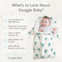 The Swaddle Blanket - Green Cactus Sleep Swaddle for Baby Boy & Girl, Infant Sleep Sack 0-3 Months