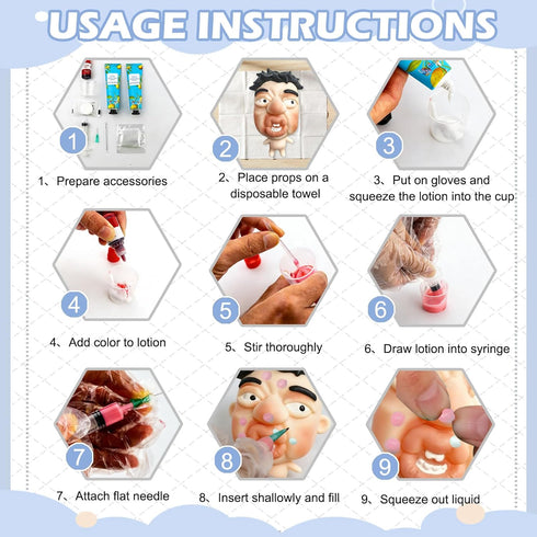 Set 2 Pimple Popping Toy Squishy Toys Stress Relief Squeeze Toy Large Reusable Silicone Pimple Popper Fidget Toy Soft