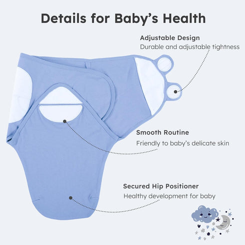 100% 0-3 3 Pack Yoofoss Baby Swaddles for Newborns Cotton, Adjustable Swaddle Months Newborn Swaddle Sack, Breathable