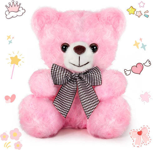 Mothers Day Bear Gifts for Mom, Pink Teddy Bear Stuffed Animal, Valentines
