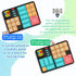 Super Slide Puzzle Games, 500+ Challenges Electronic Brain Teaser Puzzle for Adults and Children, Travel Toys Gifts