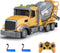 Fistone RC Cement Mixer Toy, 6 Channel Truck with Lights, 1:24 Electric