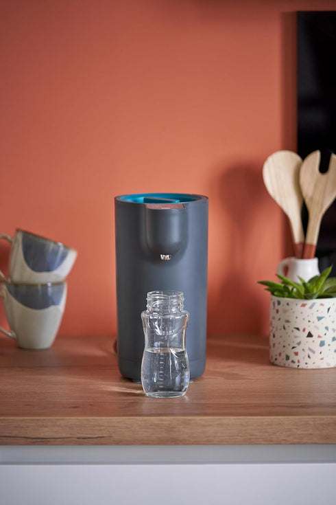 Babymoov Instant Baby Bottle Prep - Automatic Water Warmer & Dispenser for Fast & Easy Baby Formula Bottles (Stainless