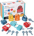 Dinhon Kids Learning Locks with Keys Numbers Matching & Counting Montessori Educational