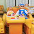 38 Pcs Miniature Food Toy, Dollhouse Accessories, Small Doll Food Set for Pretend Play Kitchen, Hamburger, Fries, Soda