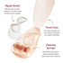 16mm Munchkin Flow Breastmilk and Latch Monitor, Nipple Shield for Newborn with See-Thru Channel to Check Milk Flow