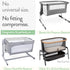 Bassinet Fitted Sheets, 2 Pack for Baby Beside Dreamer Bedside Sleeper and Chicco Next2Me, Fits 20 x 33 Mattress,