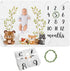 Paishanas Baby Monthly Milestone Blanket Woodland Boy Girl Gender Neutral Gift for Baby