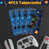 4 Pack Video Game Tablecloth for Kids Birthday Party, 86” x 51” Rectangle Plastic Game Table Cover Decorations