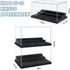 Minifigures Display Cases, 2 Pack Mini-Figure Box for Block Figures, Case with 3 Removable Stands for Lego Standard