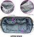 Diaper Tote Bag, Small Breast Pump Organizer, Double Layer Cooler Bag for Pump Parts