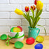 120 Pcs Plastic Egg Shakers, Easter Egg Shaker Percussion Musical Maracas, Plastic Easter Egg for Kids Toys Learning DIY