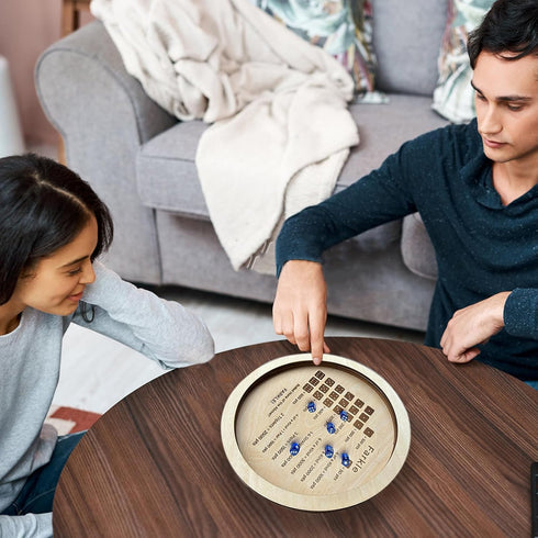 2 Sets 6 12" Farkle Dice Tray, Farkle Dice Game with Tray and of Dice, Wooden Dice Tray for The Classic Family Game