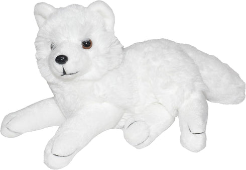 Wild Republic Arctic Fox Plush, Stuffed Animal, Cuddlekins 8 Inches, Gifts for Kids