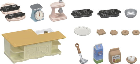 Set Sylvanian Families Island Kitchen Furniture - EPOCH