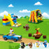 Set Playset 6+ HOGOKIDS Girls House Building with LED Lights Girl Friends Family House Block Toy, House with Car