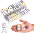 Set, 12 Set: 9 91 Set Yinlo Mexican Train Dominoes Double Dominoes Colorful Dot Pips, Real Train Sound Effect Hub