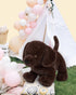 24" MaoGoLan Giant Chocolate Lab Stuffed Animal, Adorable and Cuddly Large Labrador Dog Plush,Stuffed Puppy Throw