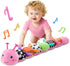 HEMRLY Baby Gifts Toys, Sensory Toy 0-6 Months, Musical Stuffed Caterpillar Plush with
