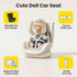 Xinbalove 17cm Dolls car seat with Air Vent Clip, Magnetic Doll Car Seat Holder, Universal Action Figure Sofa