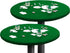 Tegeme 2 Pcs Felt Table Cover for Game Round Felt Card Tablecloth Elastic