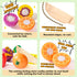 Fajiabao Wooden Play Food Sets, Montessori Toys for 2 Year Old, Kids Cutting Board Set, Pretend Play