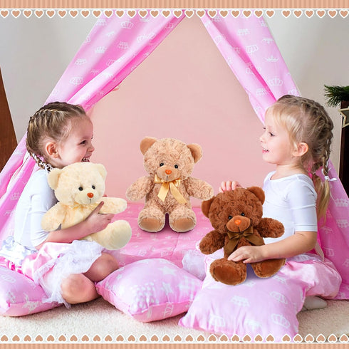 9 Packs 8 Inch Civaner Bear Stuffed Animals Bulk Plush Bears Doll Toys for Baby Shower Graduation Birthday Wedding