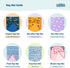 Wildkin Kids Cotton Nap Mat Cover - Soft, Durable with Sewn-in Flap, Fits 1.5" Vinyl Sleep Mats - Heroes