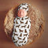 Sets Brown Labrador Retriever Dog Newborn Swaddle Blankets Hat Soft Baby Receiving Blanket Swaddle Sack for Baby Shower