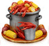 Gemscream 13 Pcs Crawfish Boil Party Supplies Fake Crawfish Party Decorations Lobster Cake