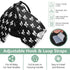 DOMIKING White Bow Black Pattern Baby Car Seat Cover Breathable Infant Car Seat Cover for Babies Lightweight Carseat