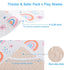 Pack Pack Pack Quilted n Play Sheet Fitted, Breathable Thick Pad for and Play Mattress, and Play Mattress Sheet fits