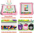 Ci Vetch 2-IN-1 3 4 5 6 7 8 Large Magnetic Drawing Board for Toddlers Kids, Magnetic Color and Number Maze, Magnetic