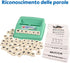 BOHS Italian Literacy Wiz Fun Game - 60 Flash Cards - Educational Toys for Preschool Language Learning - See and Hide