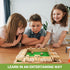 (2-4 4 8 12 Inch Ropoda Wooden Shut The Box Game Players) - Large Sided Board, Dice, Rules - Amusing Addition Game