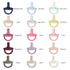 0-18 Set 6 3 Sweet Child Pacifiers Months, of Ultra-Light Silicone Binkies with Collapsible Handle & Air Holes