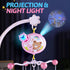 RSEPD Pack Crib Mobile with Music and Lights, Baby Mobiles for Cribs, Nursery Musical Mobile for Bassinets Toys Hanging