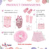 14 Inch 9-PC 14" Emily Rose Fashion Doll Clothes Ballet Essentials Bundle with Ballerina Practice Outfit & Sparkly