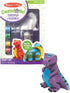 Melissa & Doug Created by Me! Dinosaur Figurines Craft Kit, 2 Resin Dinosaurs