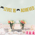 Game on Level 16 Unlocked Banner, Glittery Hanging Sign for 16th Birthday Party Decorations