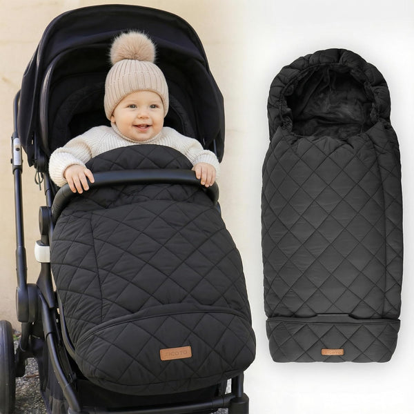 ZICOTO Warm and Cozy Winter Stroller Cover for Baby - Waterproof Bunting Bag
