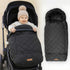 ZICOTO Warm and Cozy Winter Stroller Cover for Baby - Waterproof Bunting Bag