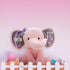 9 Inches Personalized Elephant Stuffed Animal - Custom Birth Stats Announcement Stuff Elephants Animals for Babies