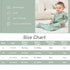 12-18 0.5 2-Way 2 Pack(Large) Baby Sleep Sack Months, Long Sleeve Baby Wearable Blanket Tog with Mittens, Zipper