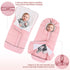 Yoofoss Stroller Cover for Winter, Toddler Stroller Footmuff Universal for Most Stroller, Water Resistant Warm Coral