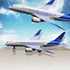 Blue Bump and Go Airplane Toy with Lights and Sounds