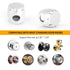 Baby Safety Door Handle Cover, 4 Pack, Reusable Screw Thread Design, Reliable Solution to Prevent Kids from Popping Off