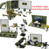 WW2 Army Military Guns, Weapons and Armor Toy, Thunder Containers Building Block Battle Sets for Kids